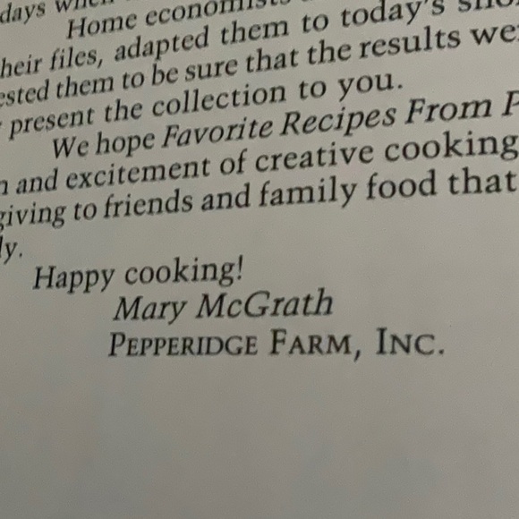 1979 VTG Pepperidge Farm Cookbook - Picture 9 of 9